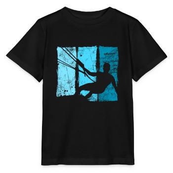 Kiteboard - Stanley/Stella Kinder T-Shirt MINI CREATOR  - Schwarz - Vorne - Mikhail (115cm)