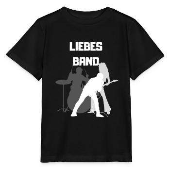 Liebes Band - Stanley/Stella Kinder T-Shirt MINI CREATOR  - Schwarz - Vorne - Mikhail (115cm)