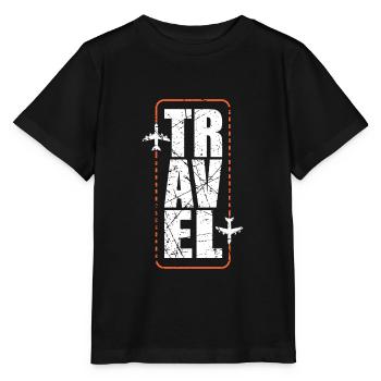 Reise - Stanley/Stella Kinder T-Shirt MINI CREATOR  - Schwarz - Vorne - Mikhail (115cm)