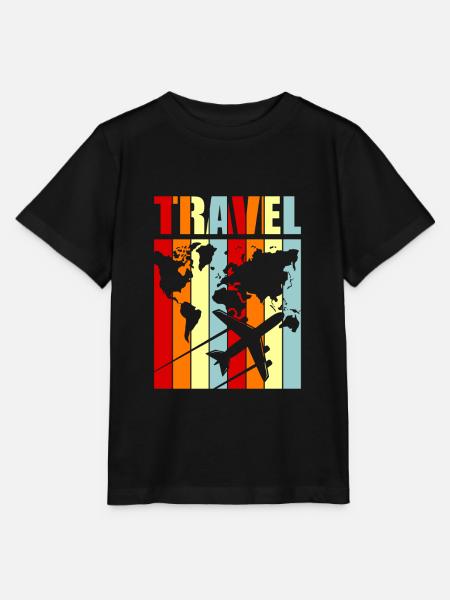 Reise - Stanley/Stella Kinder T-Shirt MINI CREATOR  - Schwarz
