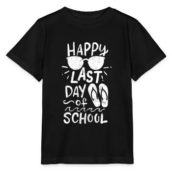 Dernier jour d'école pour les vacances d'été - T-shirt bio MINI CREATOR Stanley/Stella Enfant - noir - Devant - Mikhail (115cm)
