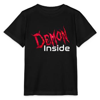 Demon Inside - Stanley/Stella MINI CREATOR Kids’ T-Shirt - black - Front - Mikhail (115cm)