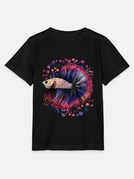 Poissons Poissons Poissons - T-shirt bio MINI CREATOR Stanley/Stella Enfant - noir