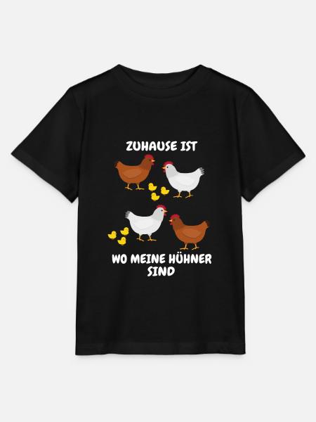 Hühner - Stanley/Stella Kinder T-Shirt MINI CREATOR - Schwarz