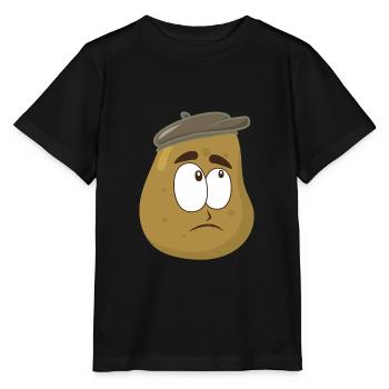 pomme de terre - T-shirt bio MINI CREATOR Stanley/Stella Enfant - noir - Devant - Mikhail (115cm)