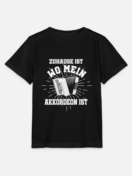 Akkordeon - Stanley/Stella Kinder T-Shirt MINI CREATOR  - Schwarz