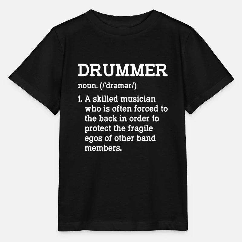 Drummer A Skilled Musician Funny Sarcastic - Stanley/Stella Kinder T-Shirt MINI CREATOR  - Schwarz