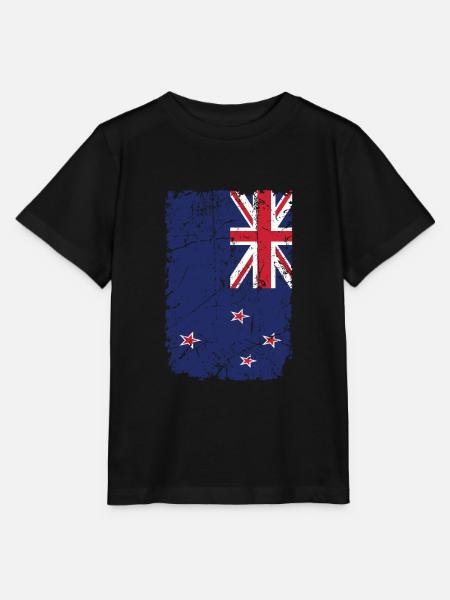 Neuseeland - Stanley/Stella Kinder T-Shirt MINI CREATOR - Schwarz