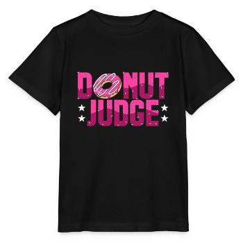 donut - Stanley/Stella MINI CREATOR Kids’ T-Shirt - black - Front - Mikhail (115cm)