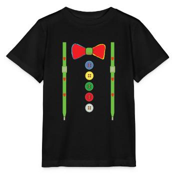 Clown Carnival Carnival Costume - Stanley/Stella MINI CREATOR Kids’ T-Shirt - black - Front - Mikhail (115cm)