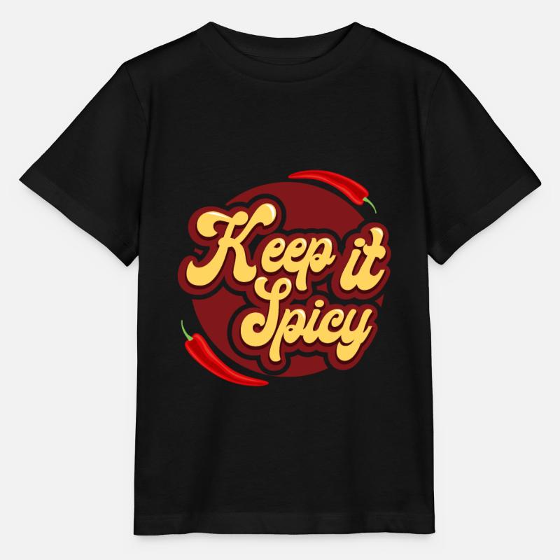 Cooking chilli - Stanley/Stella MINI CREATOR Kids’ T-Shirt - black