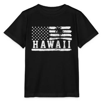 Hawaii - T-shirt bio MINI CREATOR Stanley/Stella Enfant - noir - Devant - Mikhail (115cm)