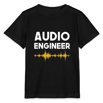 ingénieur du son ingénieur du son ingénieur du son Audio Eng - T-shirt bio MINI CREATOR Stanley/Stella Enfant - noir - Devant - Mikhail (115cm)