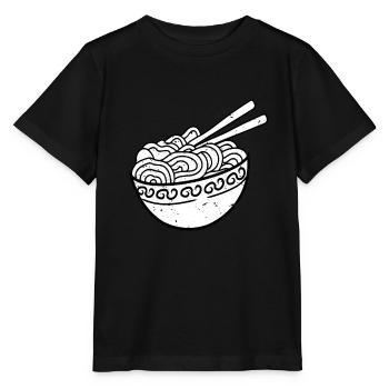 Bol de ramen - T-shirt bio MINI CREATOR Stanley/Stella Enfant - noir - Devant - Mikhail (115cm)