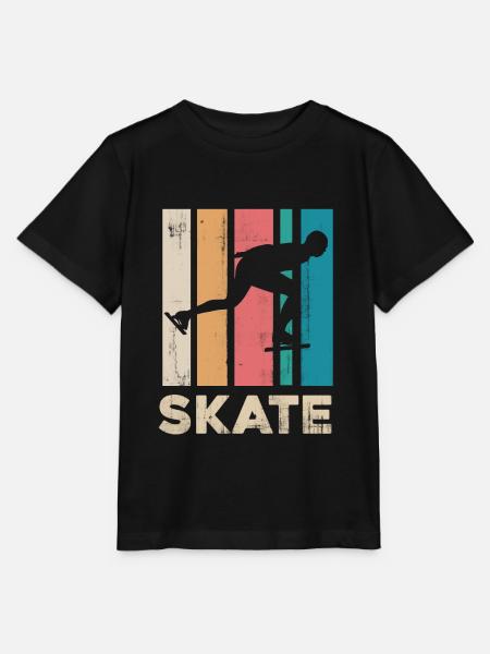 Eislaufen - Stanley/Stella Kinder T-Shirt MINI CREATOR  - Schwarz