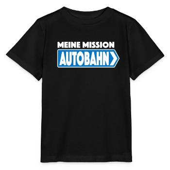 Meine Mission Autobahn - Stanley/Stella Kinder T-Shirt MINI CREATOR  - Schwarz - Vorne - Mikhail (115cm)