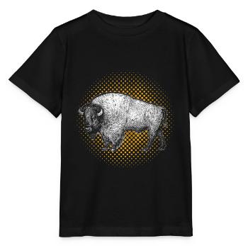 buffle - T-shirt bio MINI CREATOR Stanley/Stella Enfant - noir - Devant - Mikhail (115cm)