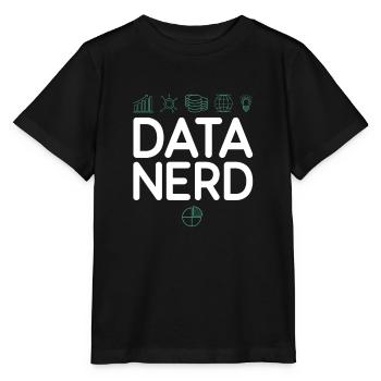 Data nerd data analyst and data scientist - Stanley/Stella MINI CREATOR Kids’ T-Shirt - black - Front - Mikhail (115cm)