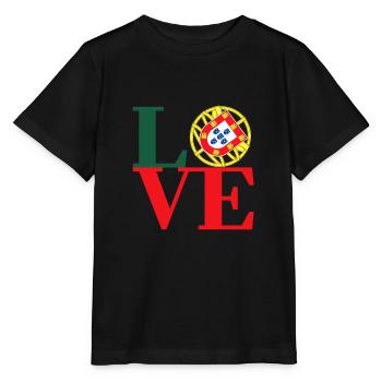 Portugal - Stanley/Stella MINI CREATOR Kids’ T-Shirt - black - Front - Mikhail (115cm)