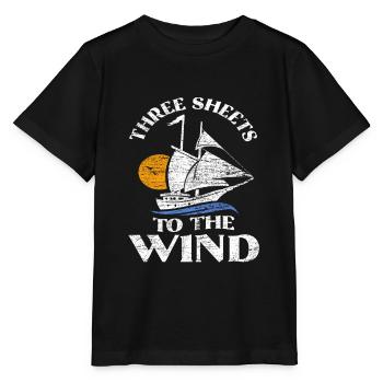 Segeln Segel - Stanley/Stella Kinder T-Shirt MINI CREATOR  - Schwarz - Vorne - Mikhail (115cm)