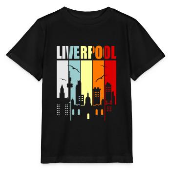 Liverpool - Stanley/Stella Kinder T-Shirt MINI CREATOR  - Schwarz - Vorne - Mikhail (115cm)