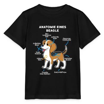 Anatomie Eines Beagle - Stanley/Stella Kinder T-Shirt MINI CREATOR  - Schwarz - Vorne - Mikhail (115cm)