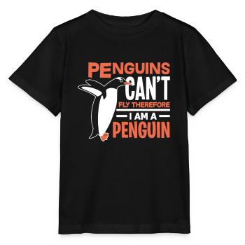 manchot - T-shirt bio MINI CREATOR Stanley/Stella Enfant - noir - Devant - Mikhail (115cm)