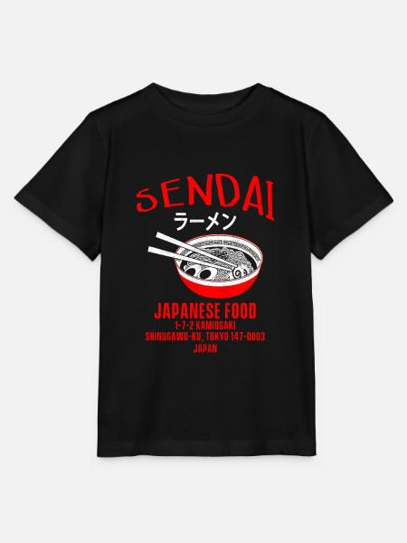 Sendai Japan Ramen - Stanley/Stella Kinder T-Shirt MINI CREATOR  - Schwarz