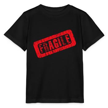 fragile - T-shirt bio MINI CREATOR Stanley/Stella Enfant - noir - Devant - Mikhail (115cm)