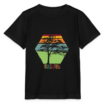 Nature Nature - T-shirt bio MINI CREATOR Stanley/Stella Enfant - noir - Devant - Mikhail (115cm)