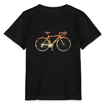 coureur - T-shirt bio MINI CREATOR Stanley/Stella Enfant - noir - Devant - Mikhail (115cm)