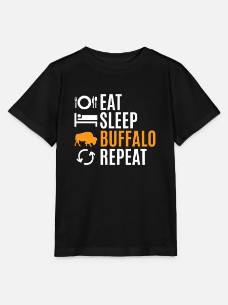 Büffel - Stanley/Stella Kinder T-Shirt MINI CREATOR - Schwarz