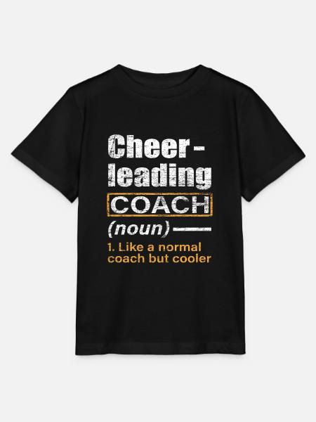 Cheerleader - Stanley/Stella Kinder T-Shirt MINI CREATOR - Schwarz