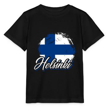 Finnland Helsinki - Stanley/Stella Kinder T-Shirt MINI CREATOR  - Schwarz - Vorne - Mikhail (115cm)