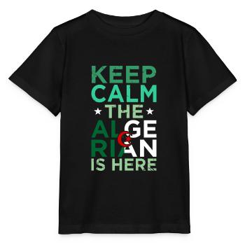 Algerien - Stanley/Stella Kinder T-Shirt MINI CREATOR  - Schwarz - Vorne - Mikhail (115cm)