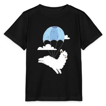 Alpaga Skydive Skydiving Skydiver - T-shirt bio MINI CREATOR Stanley/Stella Enfant - noir - Devant - Mikhail (115cm)