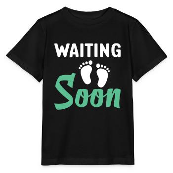 pregnancy - Stanley/Stella MINI CREATOR Kids’ T-Shirt - black - Front - Mikhail (115cm)