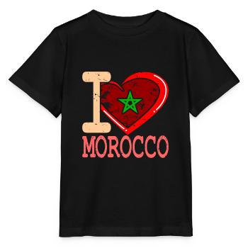 Marokko - Stanley/Stella Kinder T-Shirt MINI CREATOR  - Schwarz - Vorne - Mikhail (115cm)