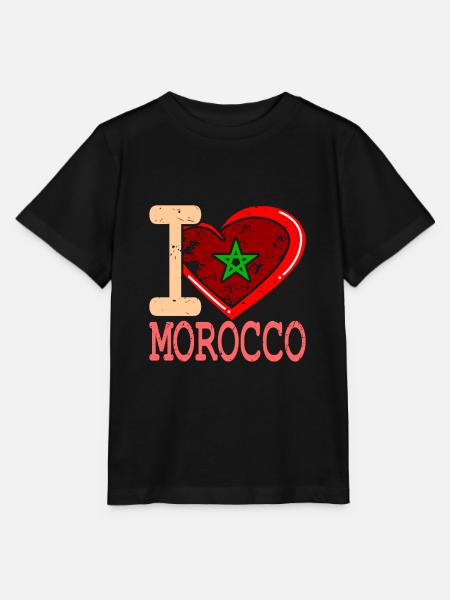 Marokko - Stanley/Stella Kinder T-Shirt MINI CREATOR  - Schwarz
