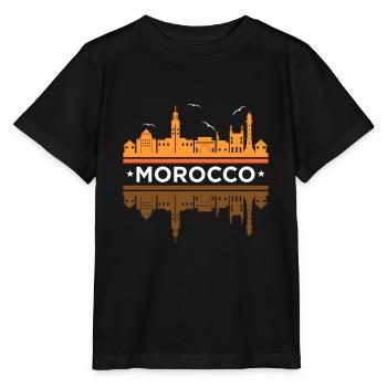 Marokko - Stanley/Stella Kinder T-Shirt MINI CREATOR  - Schwarz - Vorne - Mikhail (115cm)