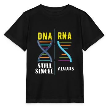 Scientifique de génétique de la biologie de l'ARN ADN disant - T-shirt bio MINI CREATOR Stanley/Stella Enfant - noir - Devant - Mikhail (115cm)