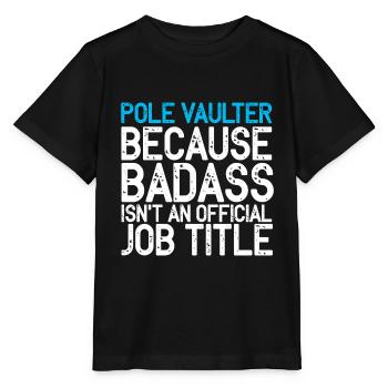 Pole Vault Vaulting - Stanley/Stella MINI CREATOR Kids’ T-Shirt - black - Front - Mikhail (115cm)