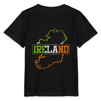 Irlande - T-shirt bio MINI CREATOR Stanley/Stella Enfant - noir - Devant - Mikhail (115cm)