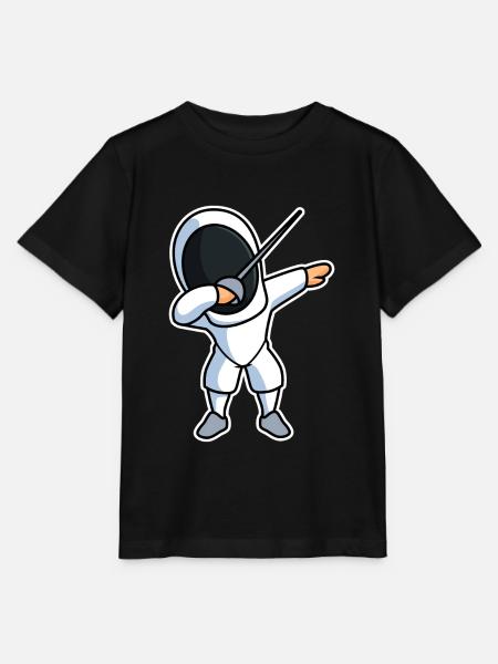 Fechter DAB - Stanley/Stella Kinder T-Shirt MINI CREATOR - Schwarz