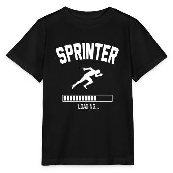 Future sprinter - Stanley/Stella MINI CREATOR Kids’ T-Shirt - black - Front - Mikhail (115cm)