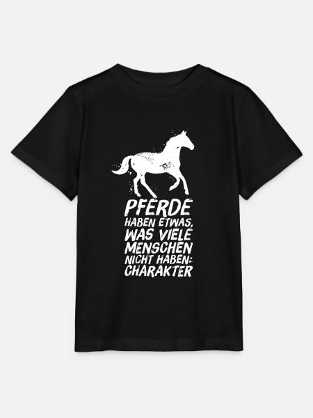 Reiterin Reiter Reitersprüche Charakter - Stanley/Stella Kinder T-Shirt MINI CREATOR - Schwarz