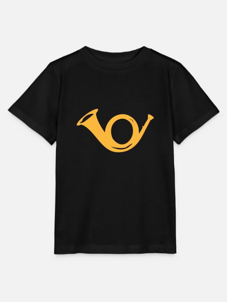 Post Postbote Horn Kostüm Briefträger Zusteller - Stanley/Stella Kinder T-Shirt MINI CREATOR  - Schwarz