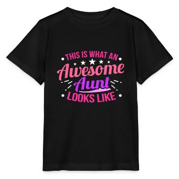 tante - T-shirt bio MINI CREATOR Stanley/Stella Enfant - noir - Devant - Mikhail (115cm)