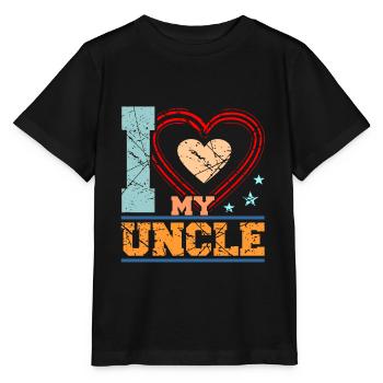uncle - Stanley/Stella MINI CREATOR Kids’ T-Shirt - black - Front - Mikhail (115cm)