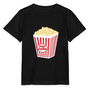 Popcorn costume - Stanley/Stella MINI CREATOR Kids’ T-Shirt - black - Front - Mikhail (115cm)